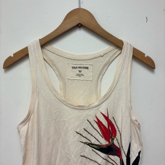 True Religion High Low Racerback Tank Top - Picture 5 of 11